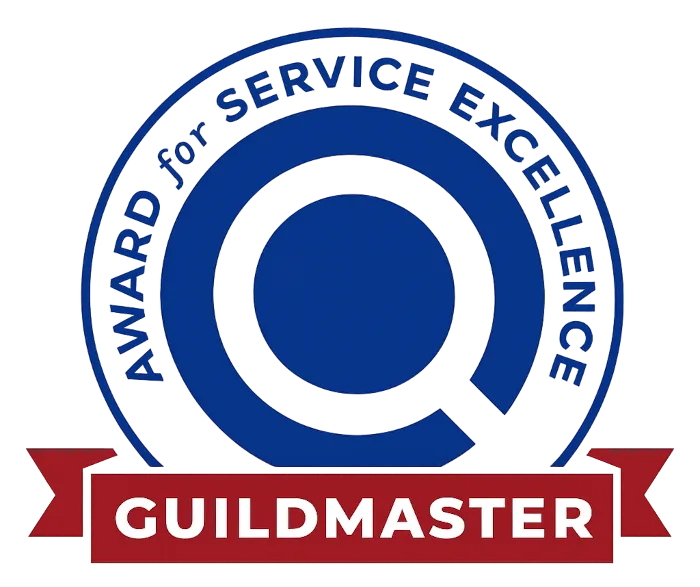 GuildQuality Service Excellence Award badge