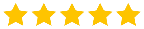 Five-star rating graphic