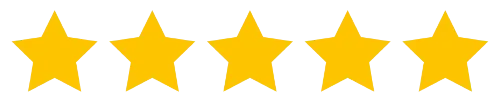 Five-star rating graphic