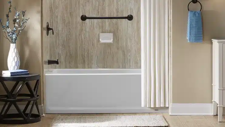 Acrylic and solid-surface bathtub materials