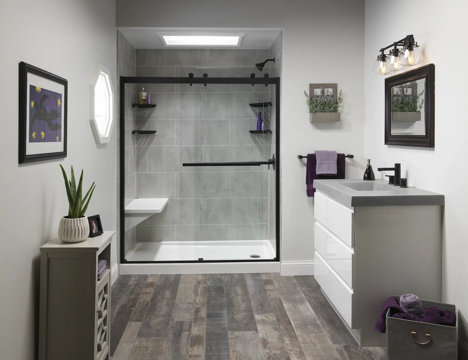 walk-in-shower-corner-shelves-built-in-seat